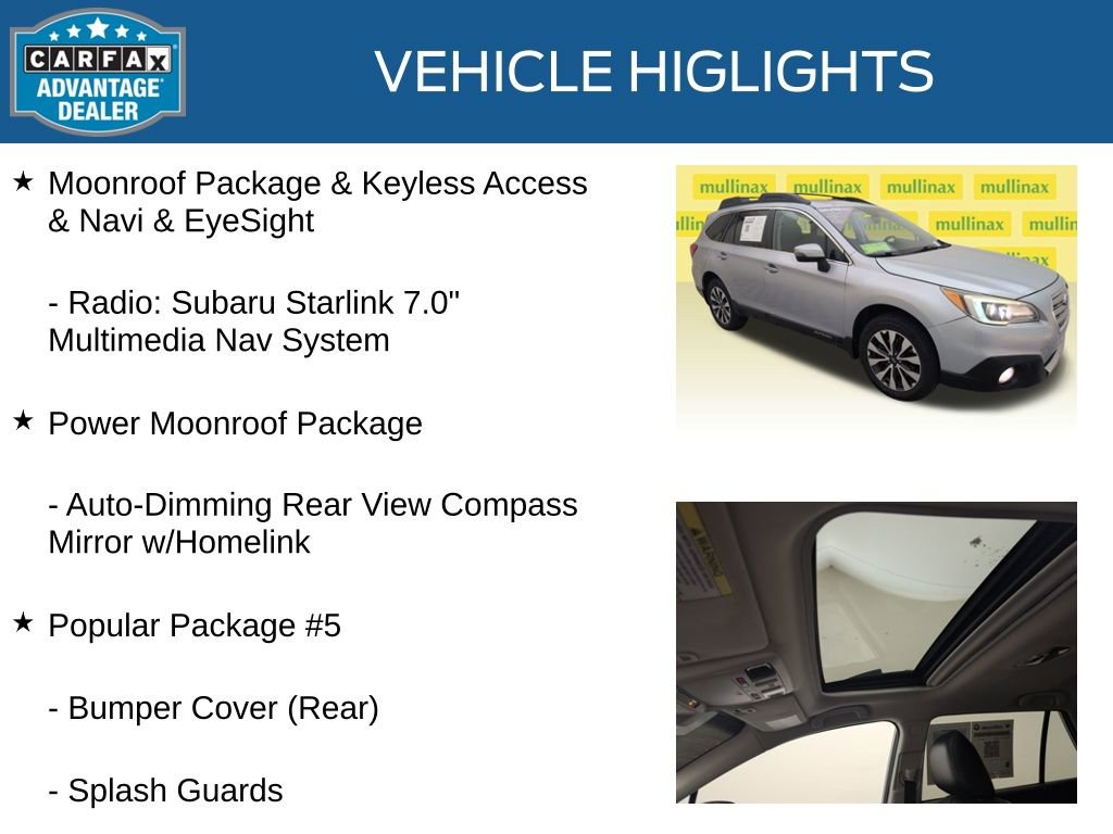 Used 2016 Subaru Outback 2.5i Limited image 25