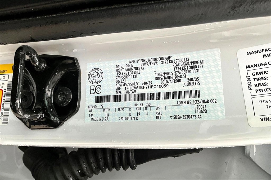 Used 2017 Ford F150 Lariat w/ Equipment Group 502A Luxury image 19