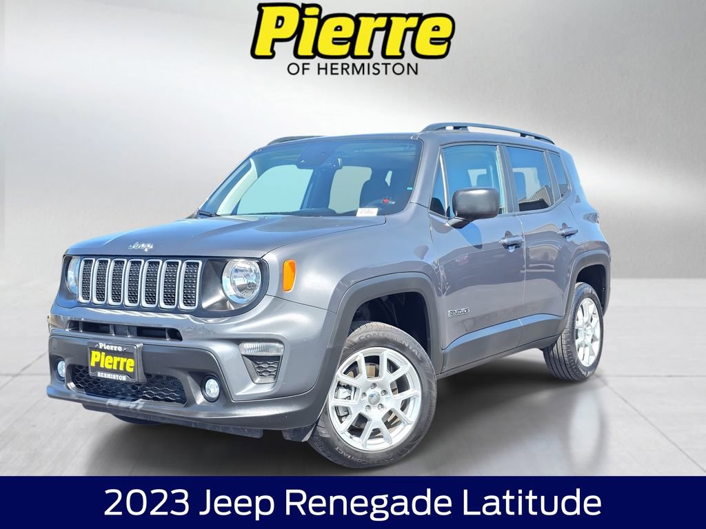 Used 2023 Jeep Renegade Latitude w/ Sun/Sound Group AWD/4WD image 1