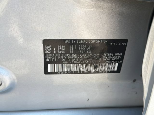 Used 2021 Subaru Legacy Limited AWD/4WD image 30