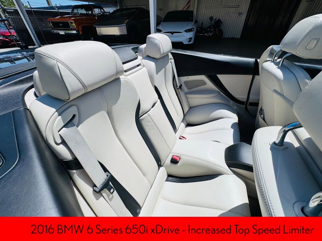 Used 2016 BMW 650i xDrive Convertible AWD/4WD image 11