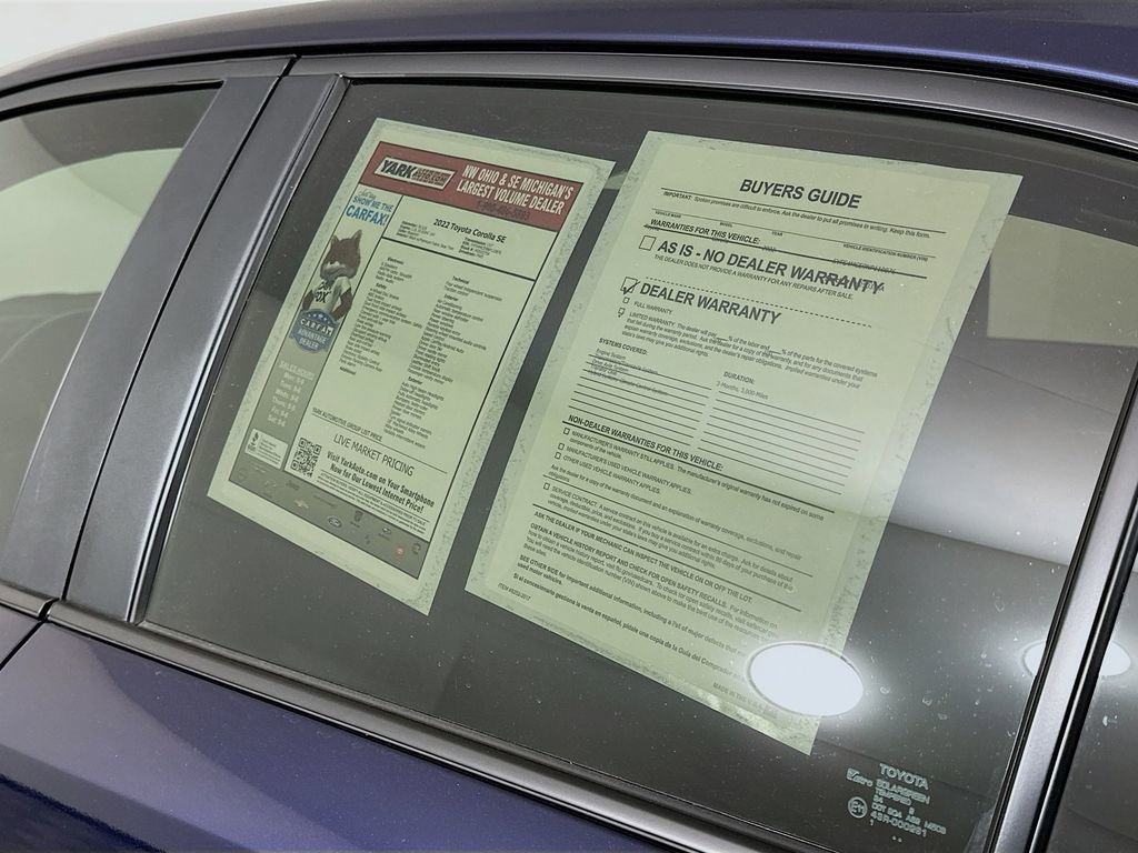 Used 2022 Toyota Corolla SE image 13