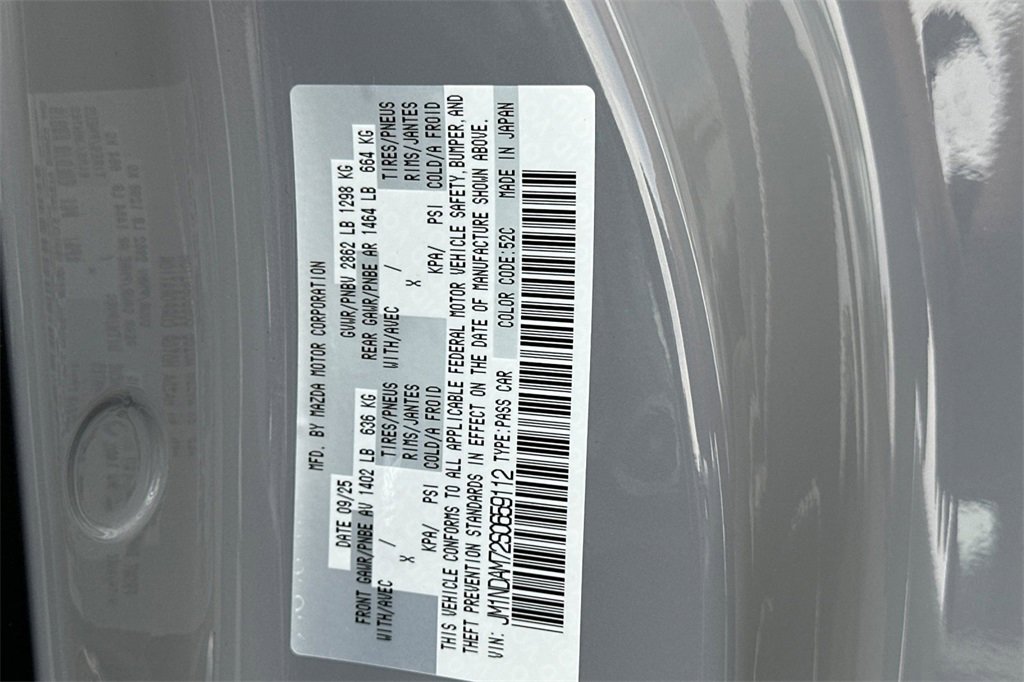 New 2025 MAZDA MX-5 Miata RF Grand Touring image 26