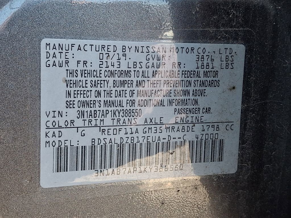 Used 2019 Nissan Sentra SV image 25