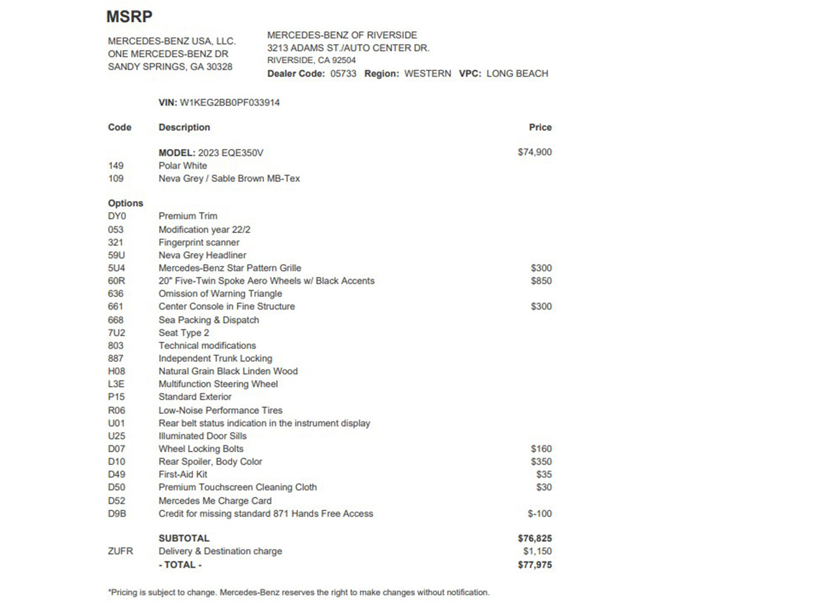 Certified 2023 Mercedes-Benz EQE 350+ Sedan image 26