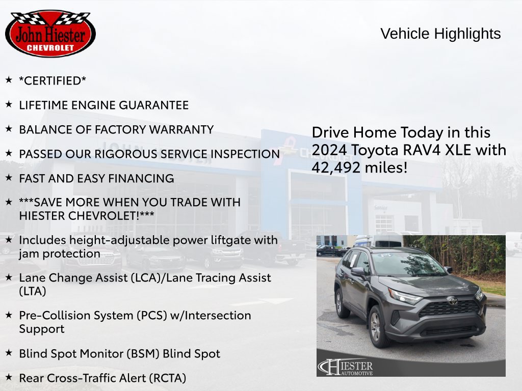Used 2024 Toyota RAV4 XLE w/ Convenience Package FWD image 6