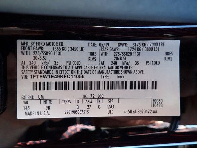 Used 2019 Ford F150 Platinum image 14