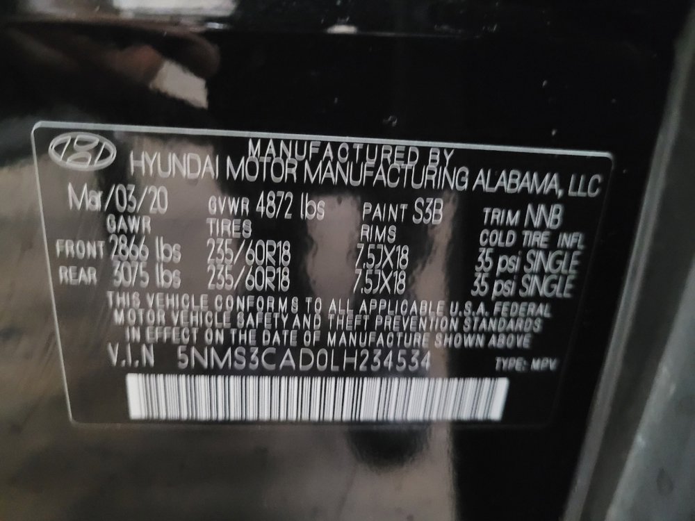 Used 2020 Hyundai Santa Fe SEL w/ Convenience Package image 27