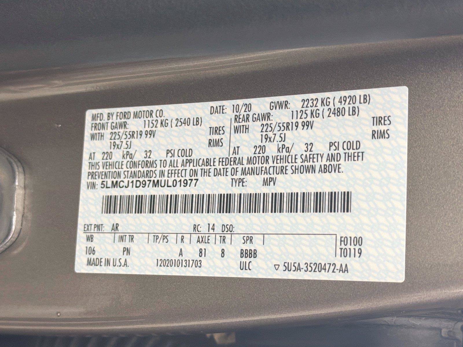 Used 2021 Lincoln Corsair AWD w/ Premium Package image 40