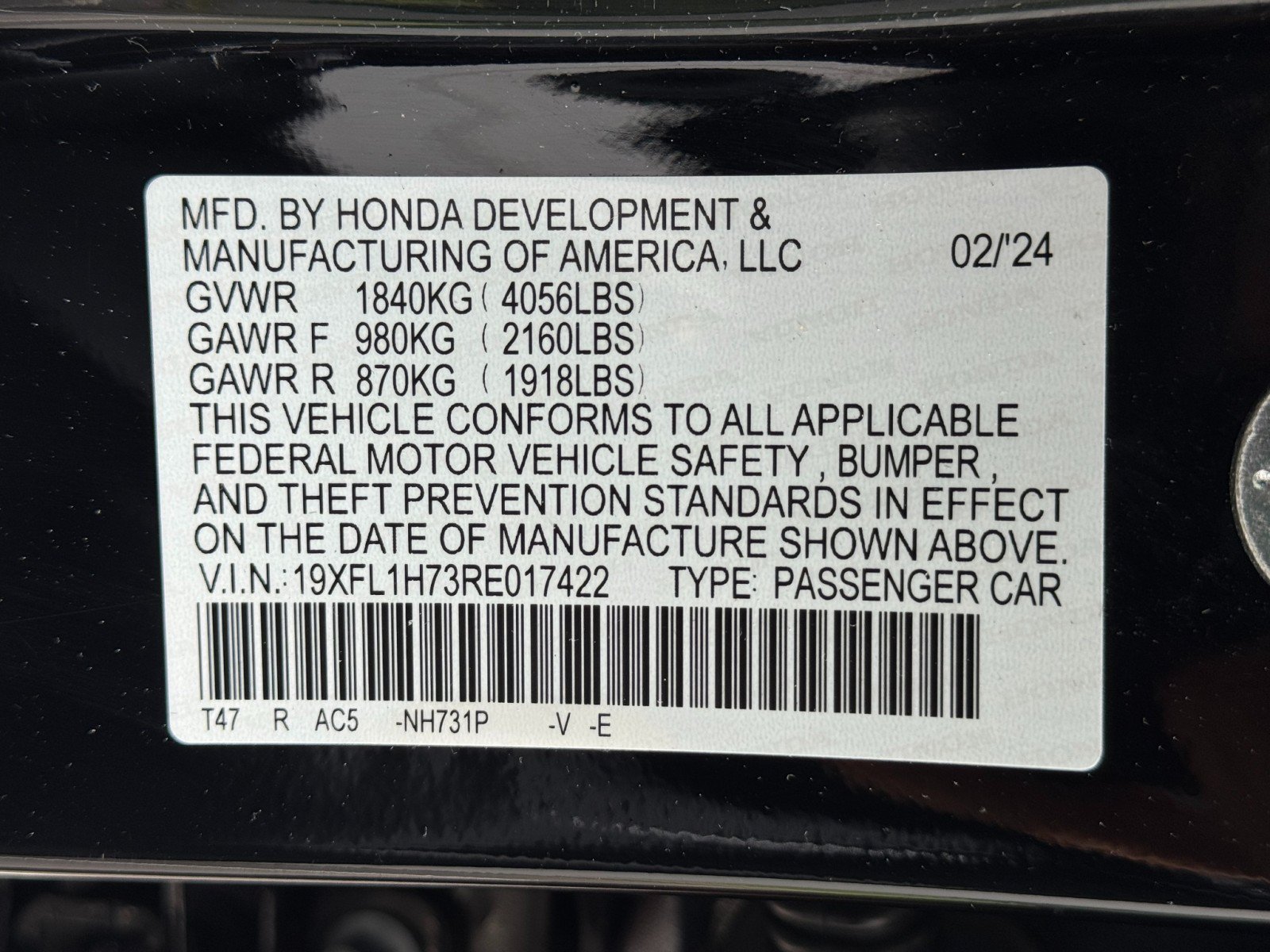 Used 2024 Honda Civic EX-L image 40