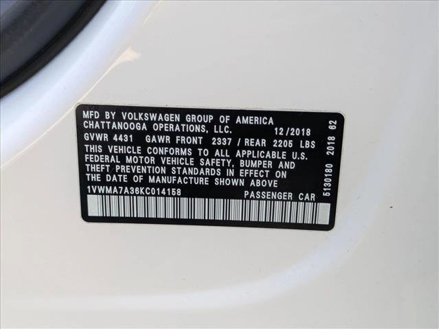 Used 2019 Volkswagen Passat 2.0T SE R-Line image 16