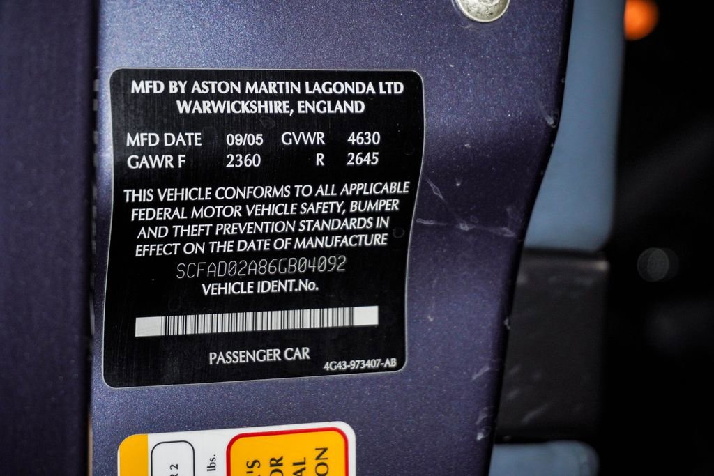 Used 2006 Aston Martin DB9 Volante image 36