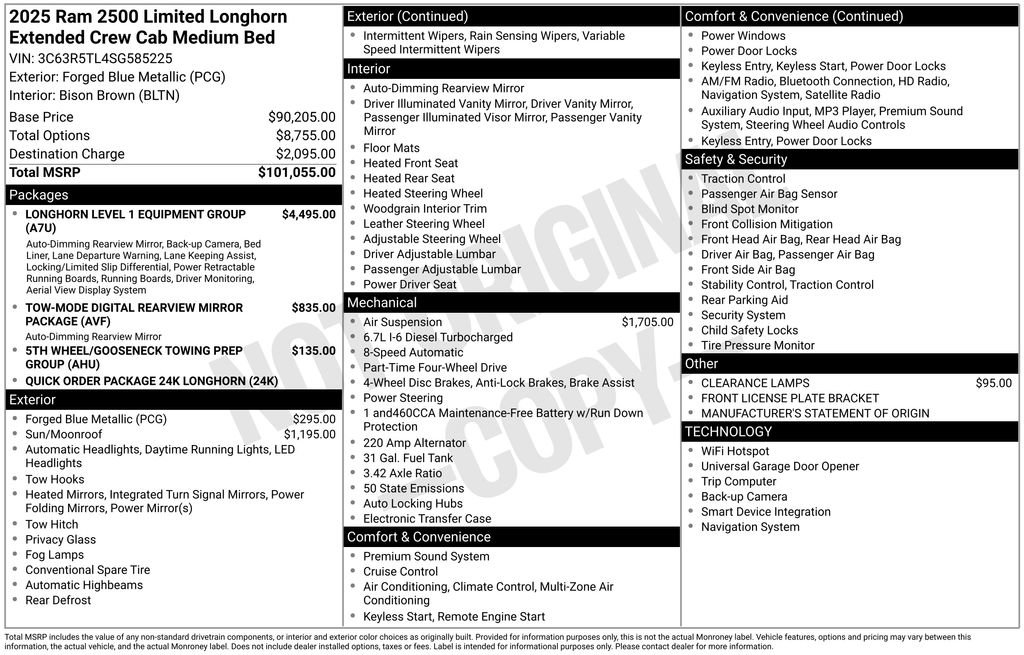 New 2025 RAM 2500 Limited AWD/4WD image 6