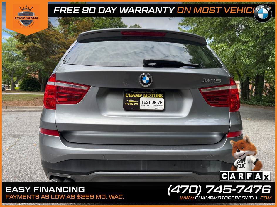Used 2016 BMW X3 xDrive28i w/ Premium Package AWD/4WD image 10