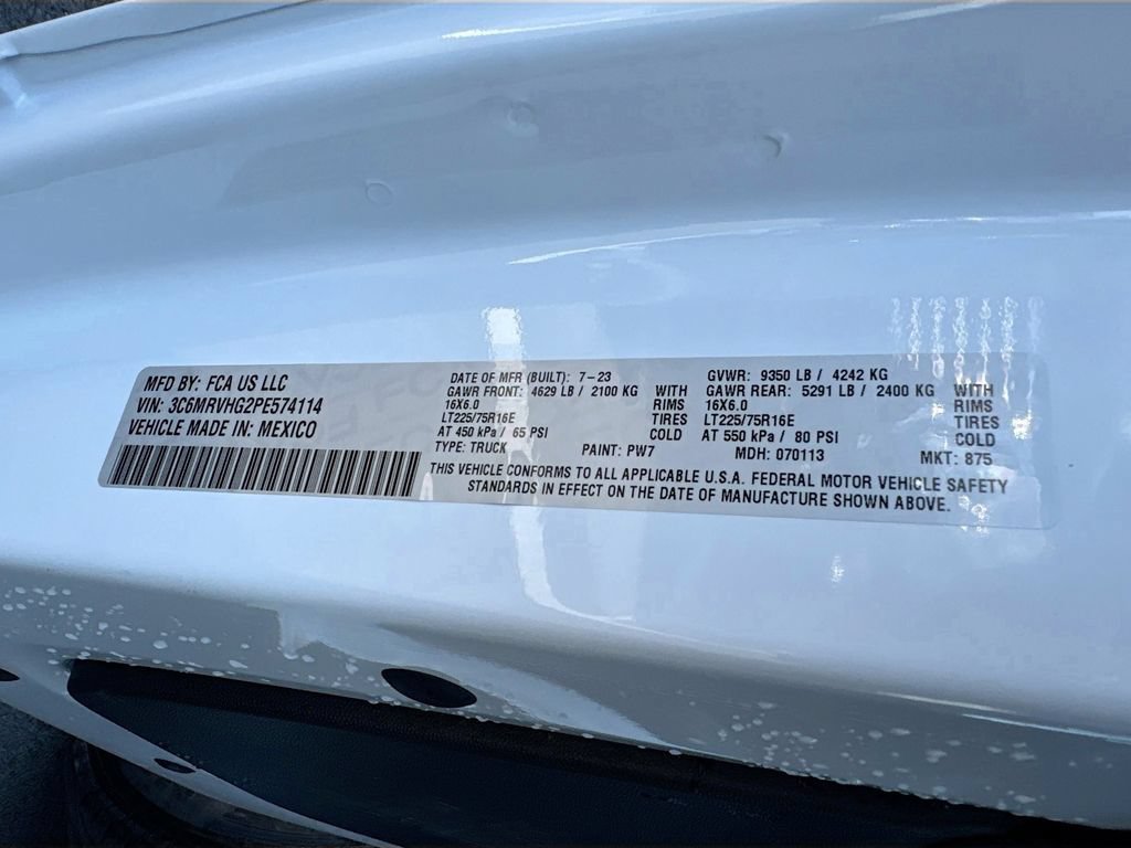 Used 2023 RAM ProMaster 3500 FWD image 20
