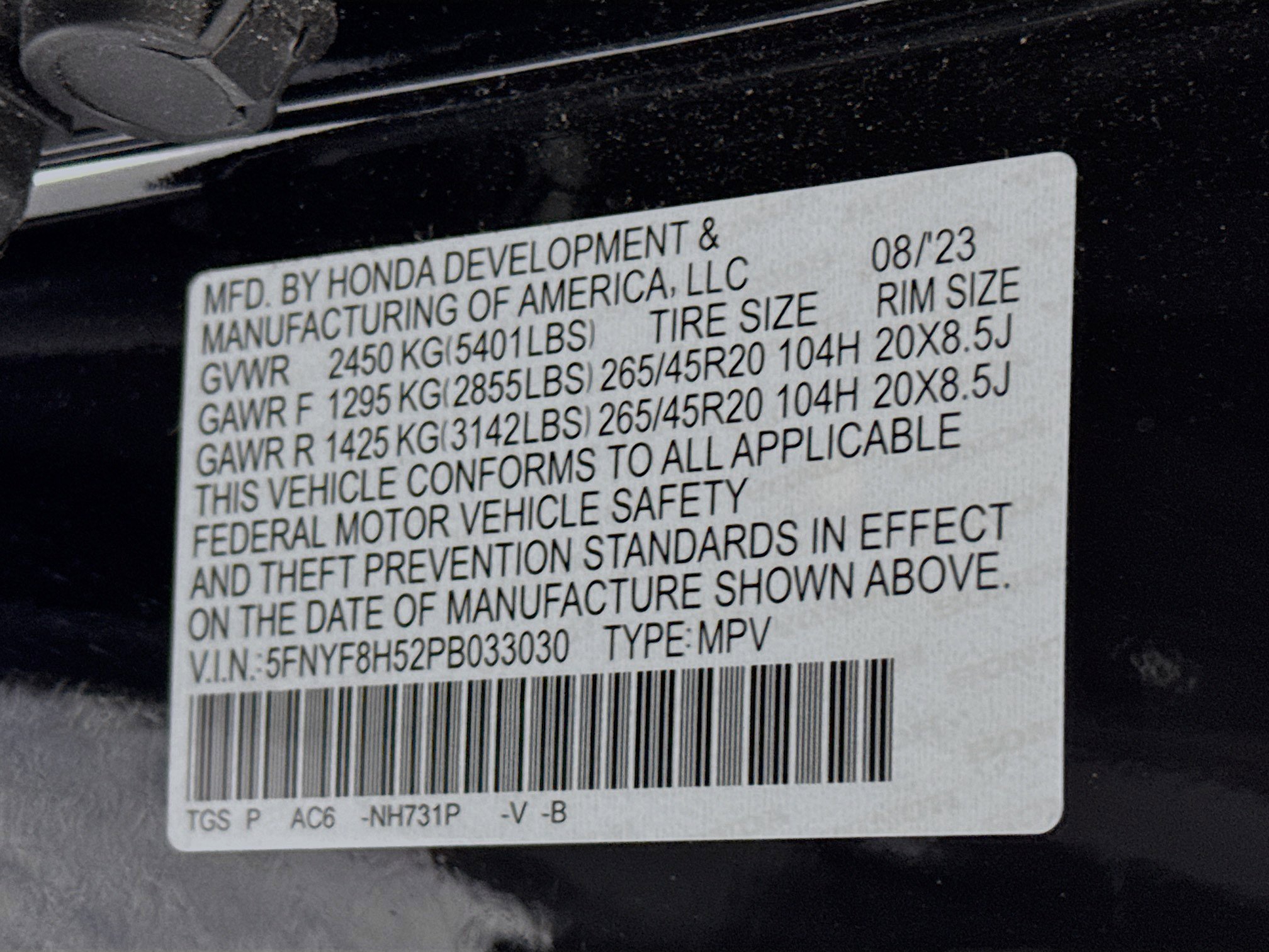 Certified 2023 Honda Passport EX-L image 31