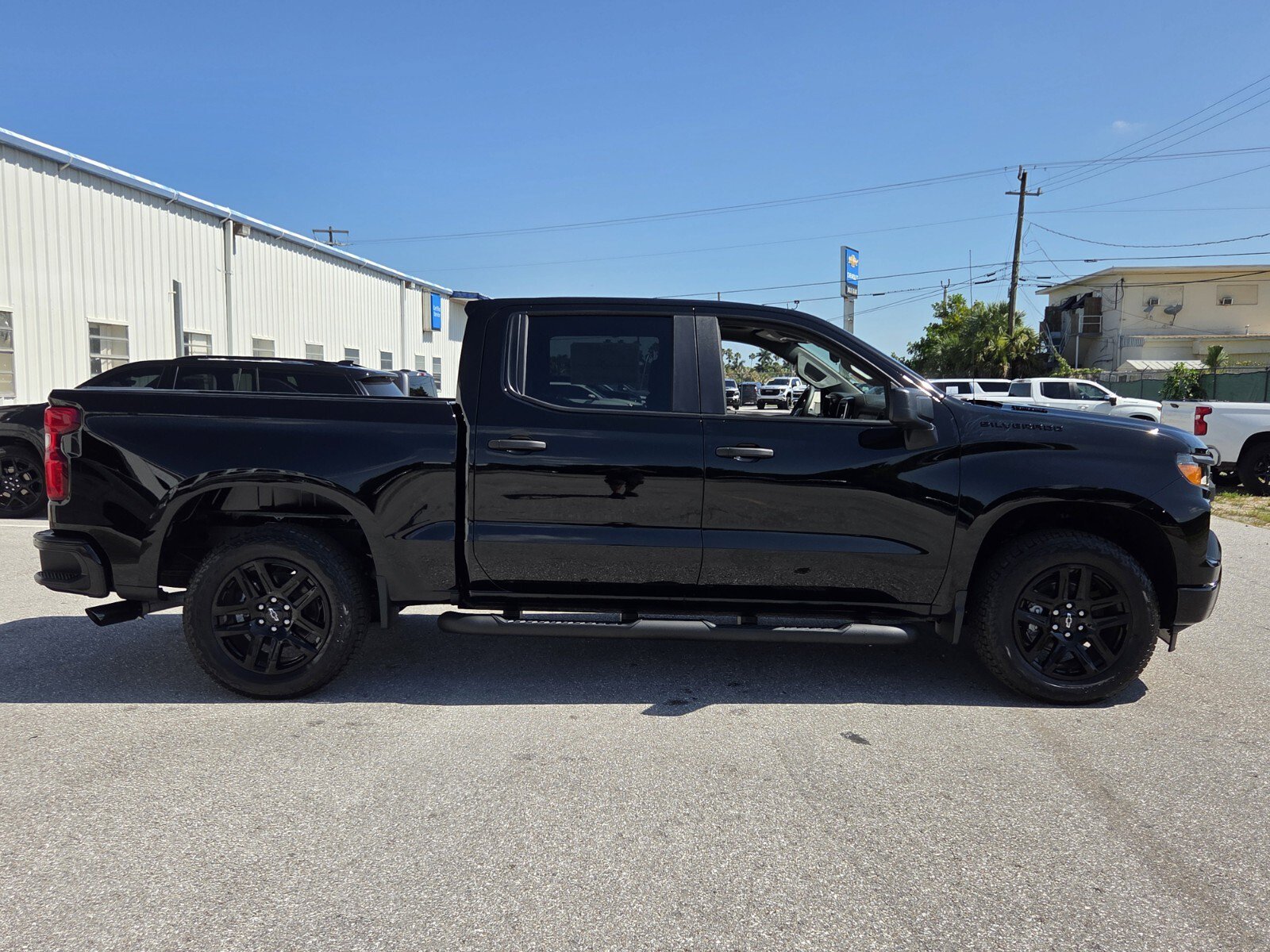 New 2026 Chevrolet Silverado 1500 Custom w/ Turbomax Blackout Package RWD image 6