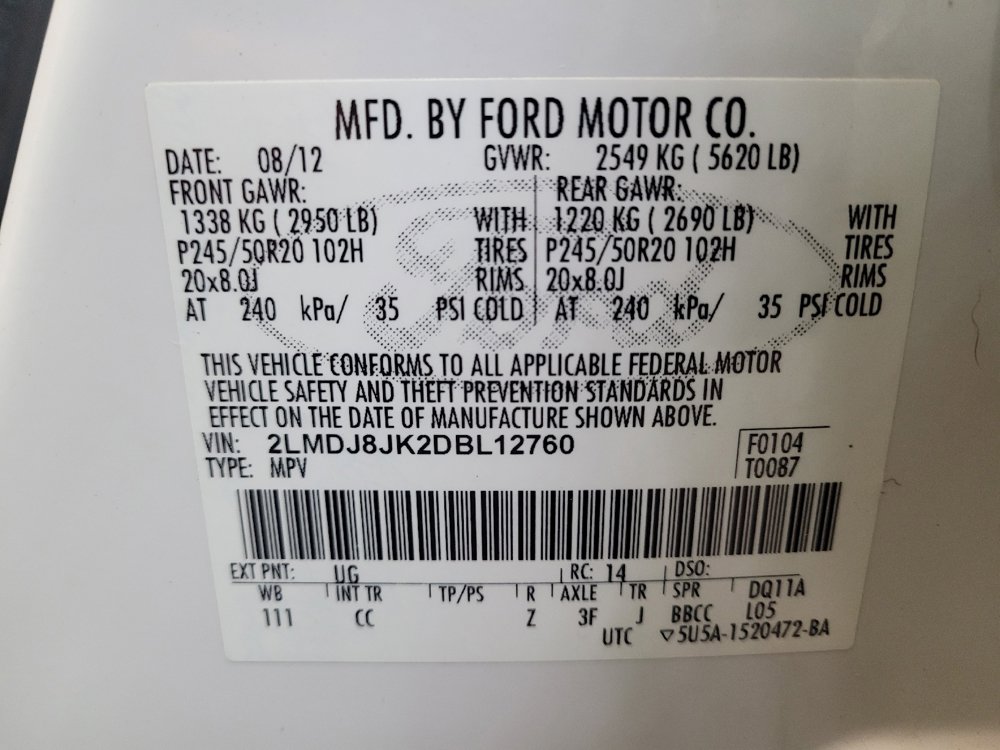 Used 2013 Lincoln MKX AWD image 33