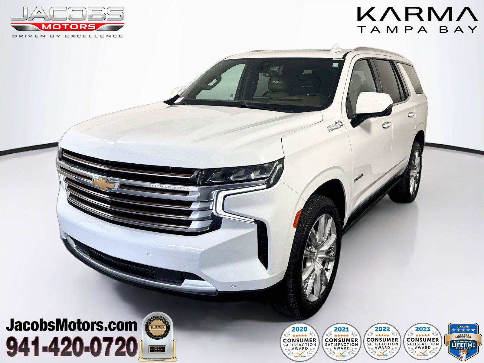 Used 2021 Chevrolet Tahoe High Country w/ Premium Package AWD/4WD image 1