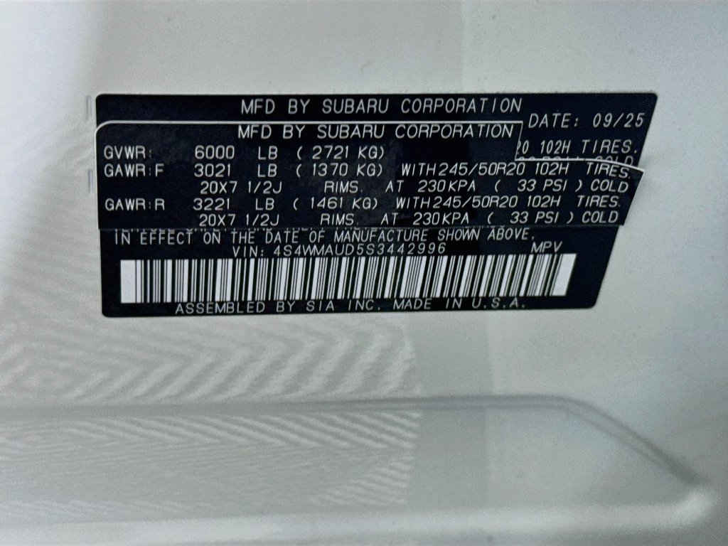 Certified 2025 Subaru Ascent Touring AWD/4WD image 41