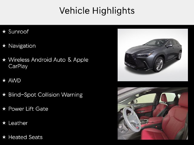 Used 2025 Lexus NX 350h AWD w/ Cold Area Package image 7