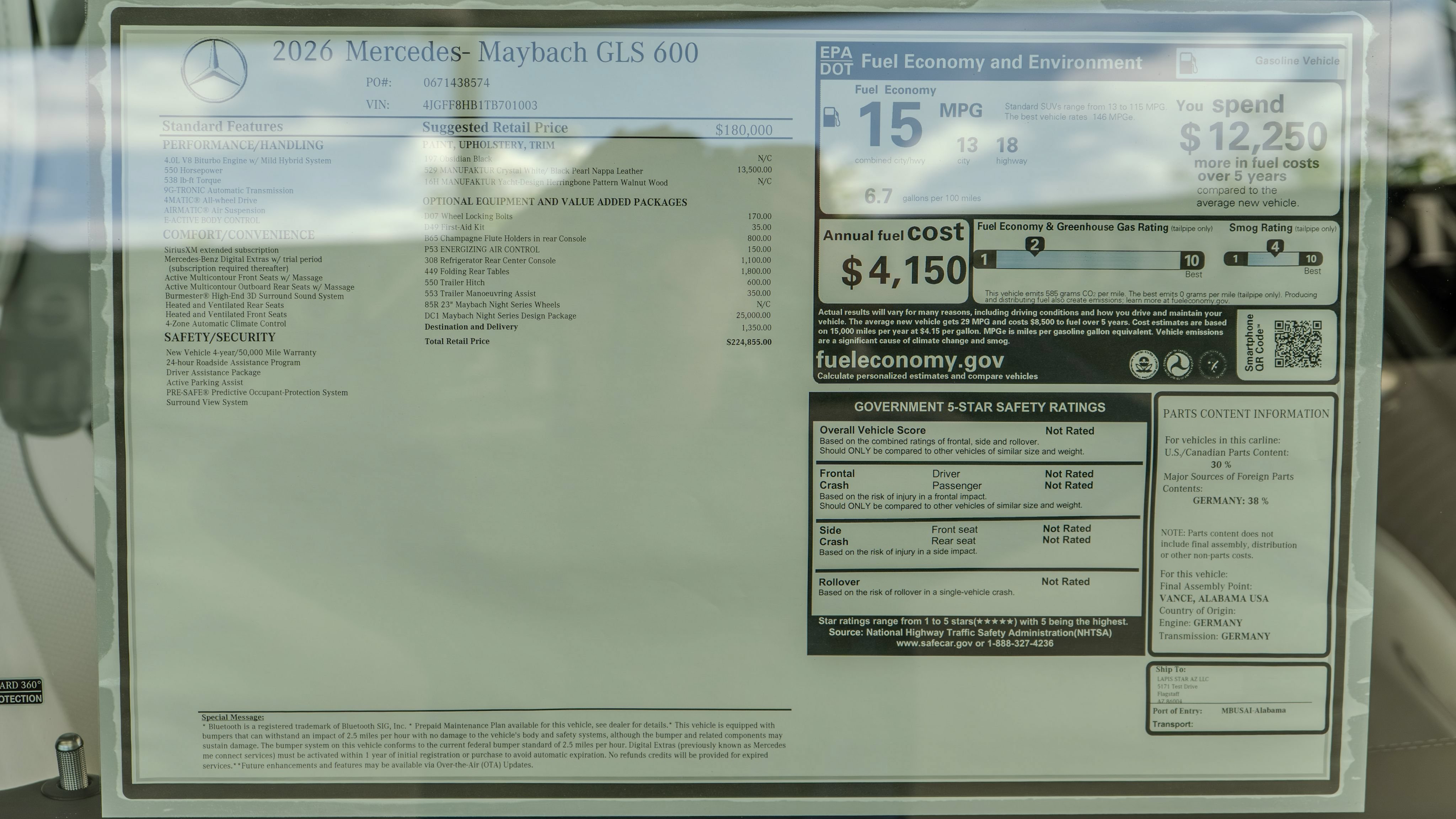 New 2026 Mercedes-Benz Maybach GLS 600 4MATIC image 38