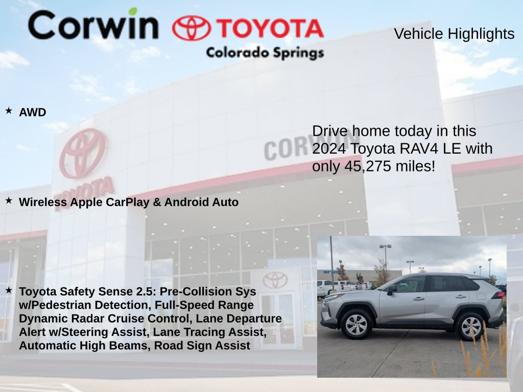 Used 2024 Toyota RAV4 LE AWD/4WD image 6