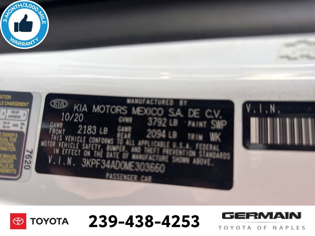 Used 2021 Kia Forte GT-Line w/ GT-Line Premium Package image 24