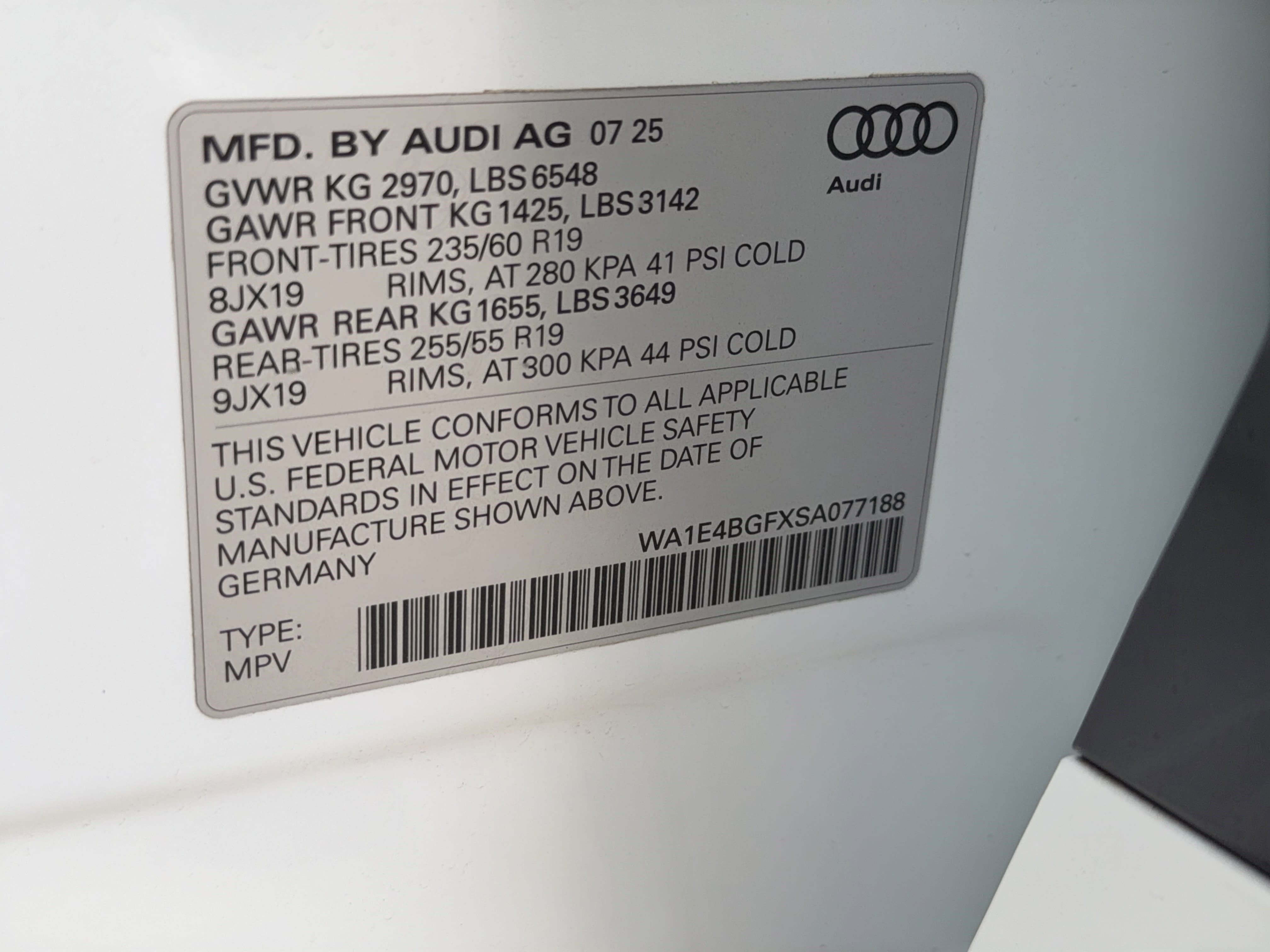 Used 2025 Audi Q6 e-tron Premium Plus w/ Premium Plus image 27
