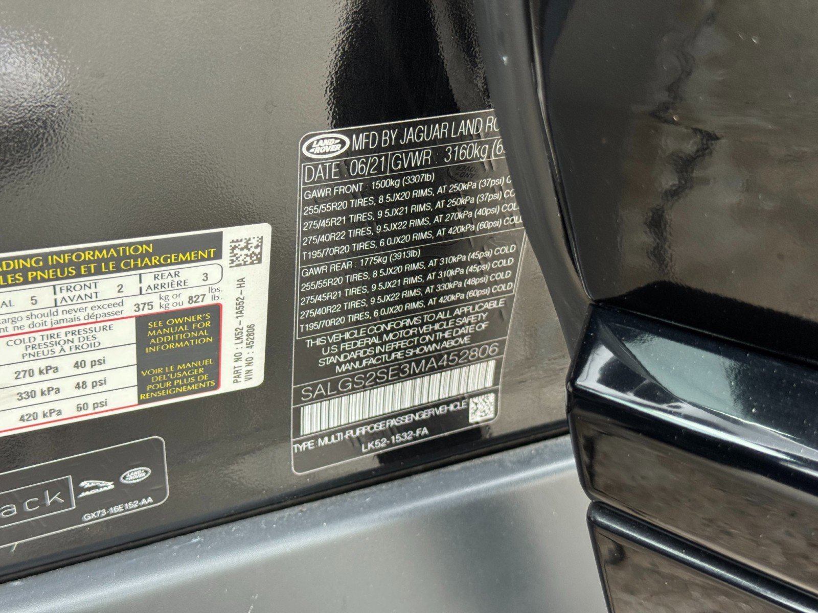 Used 2021 Land Rover Range Rover P525 Westminster Edition image 55