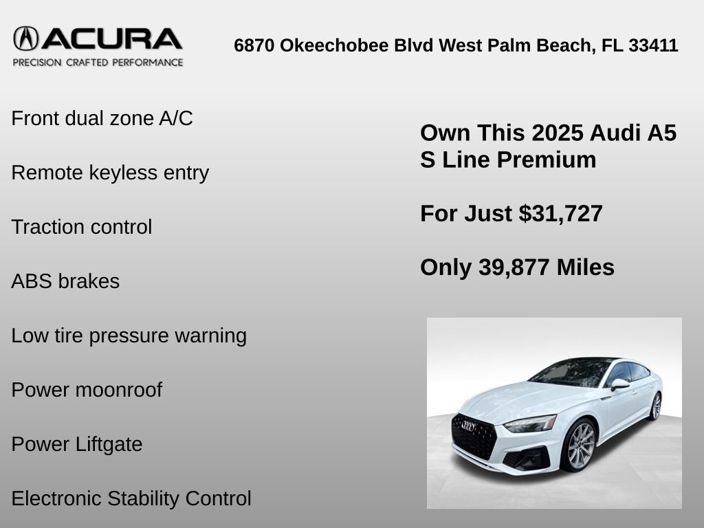 Used 2025 Audi A5 2.0T Premium Plus AWD/4WD image 6