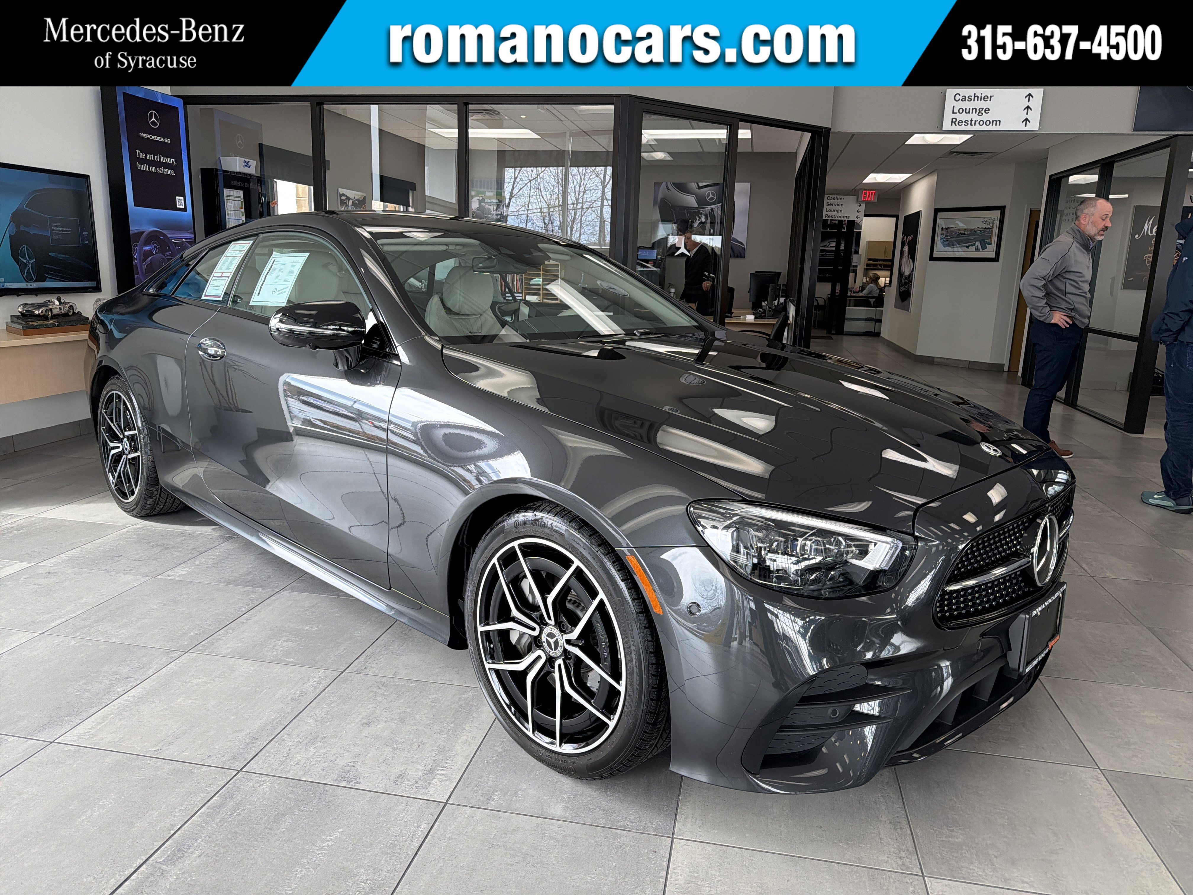 Used 2022 Mercedes-Benz E 450 4MATIC Coupe image 1