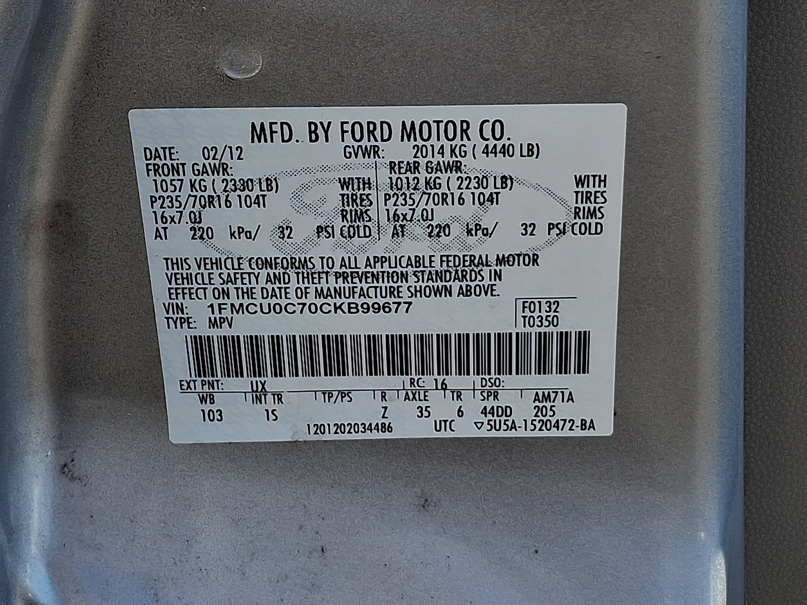 Used 2012 Ford Escape XLS FWD image 26