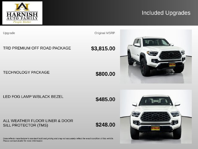 Used 2021 Toyota Tacoma TRD Off-Road w/ TRD Premium Off Road Package AWD/4WD image 4