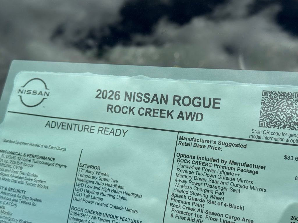 New 2026 Nissan Rogue SV w/ Rock Creek Premium Package image 24