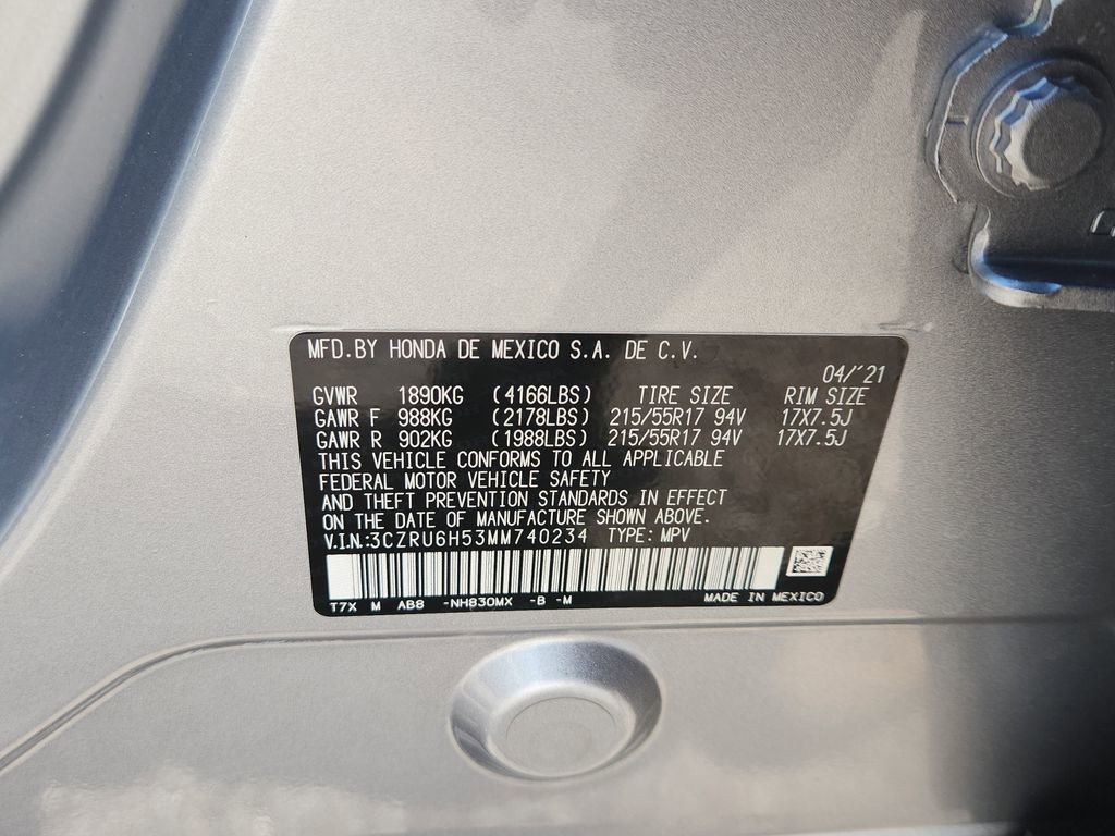Used 2021 Honda HR-V EX image 21