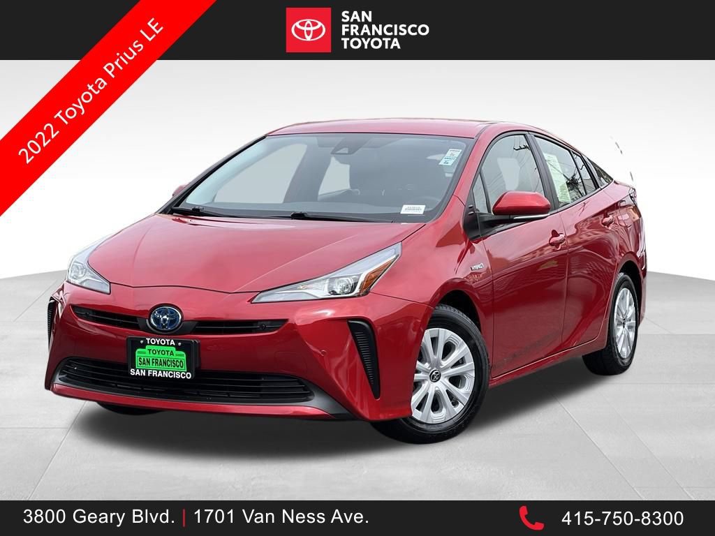 Certified 2022 Toyota Prius LE FWD image 1