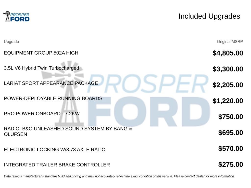 Used 2023 Ford F150 Lariat w/ Equipment Group 502A High image 3