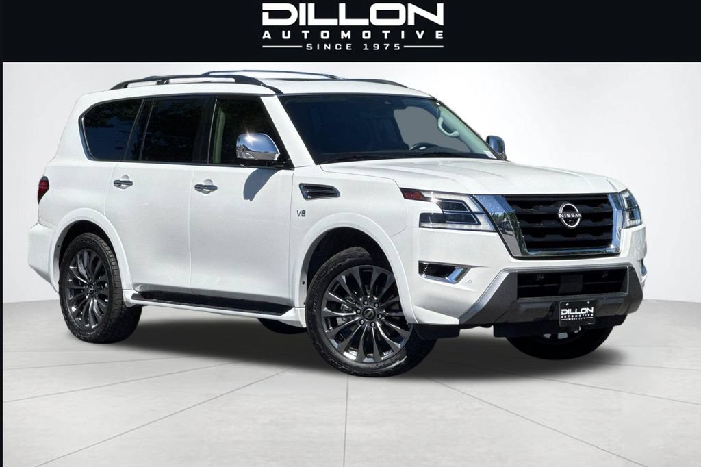 Used 2021 Nissan Armada Platinum w/ Captain's Chairs Package AWD/4WD image 1