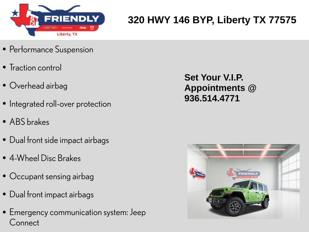 New 2025 Jeep Wrangler Unlimited Rubicon w/ Convenience Group image 15