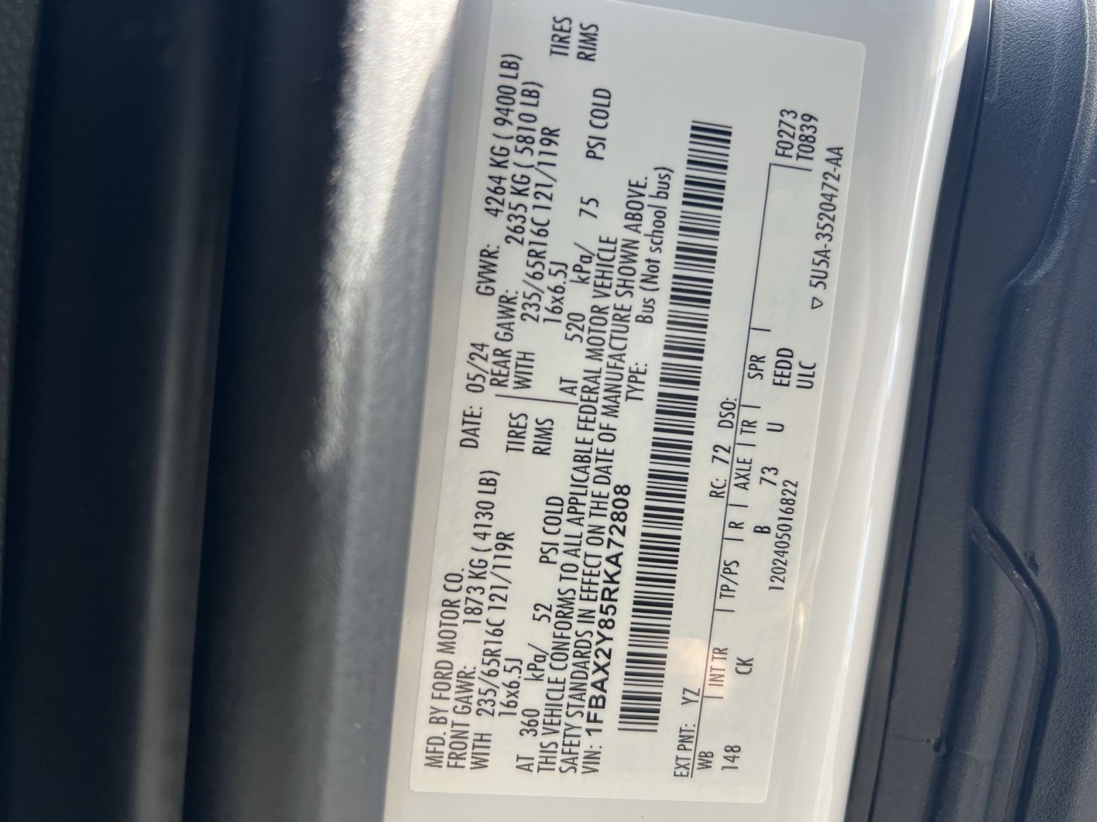 Certified 2024 Ford Transit 350 XLT image 27