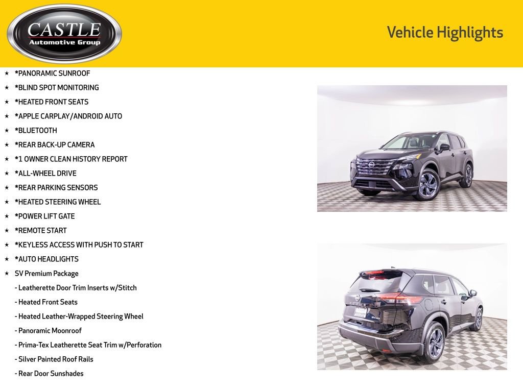 Used 2024 Nissan Rogue SV w/ SV Premium Package image 3