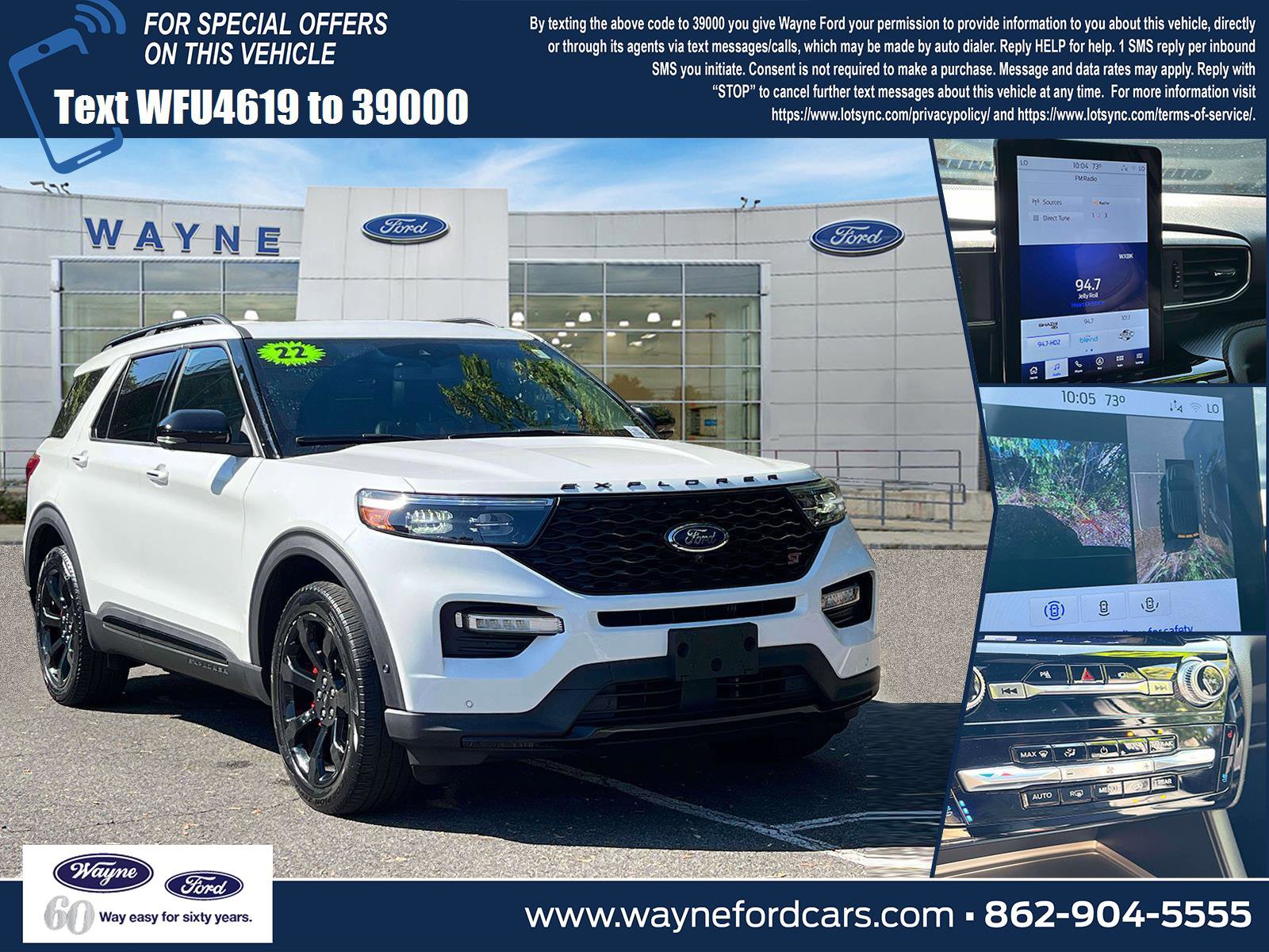 Certified 2022 Ford Explorer ST w/ Equipment Group 401A image 1