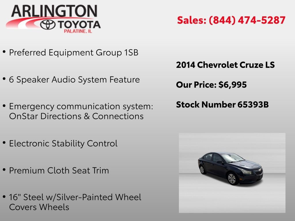 Used 2014 Chevrolet Cruze LS FWD image 2