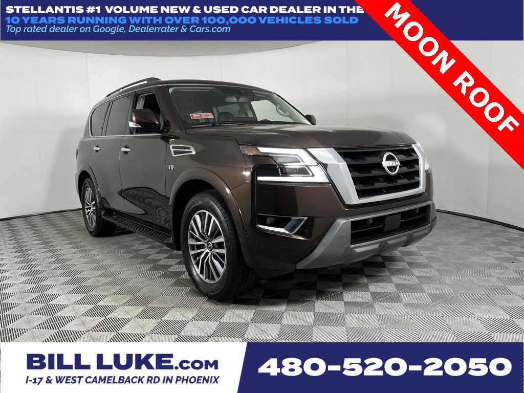 Used 2022 Nissan Armada SL w/ Captain's Chairs Package