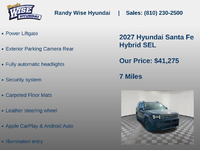 New 2027 Hyundai Santa Fe SEL AWD/4WD image 10