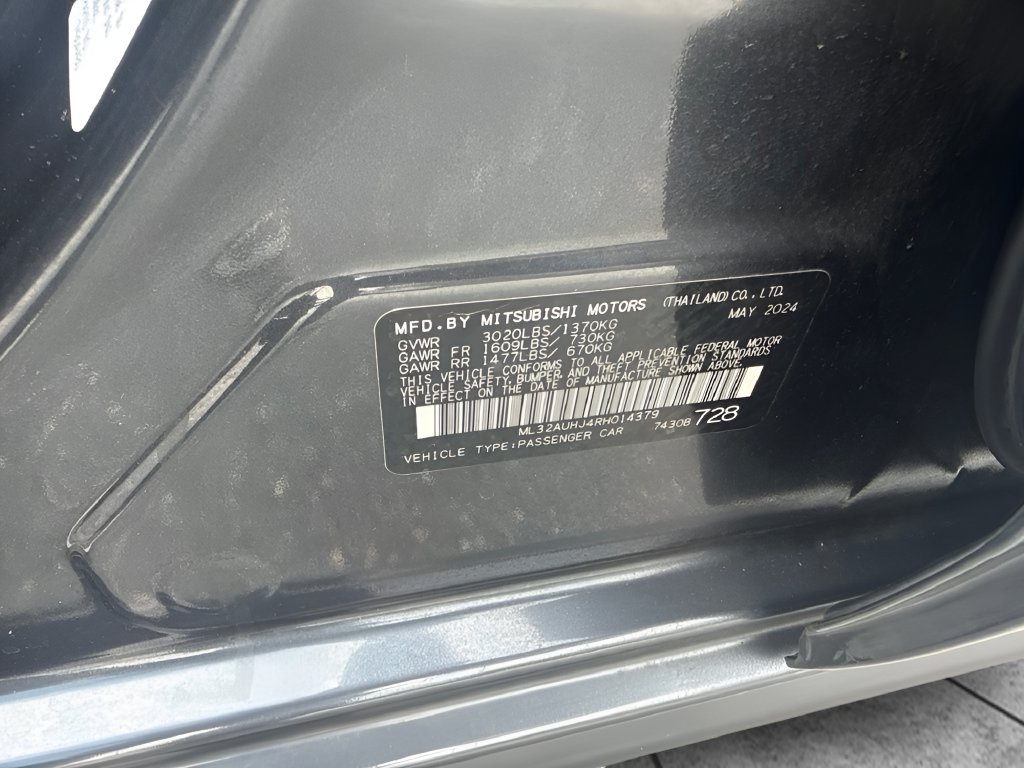 Used 2024 Mitsubishi Mirage ES FWD image 20