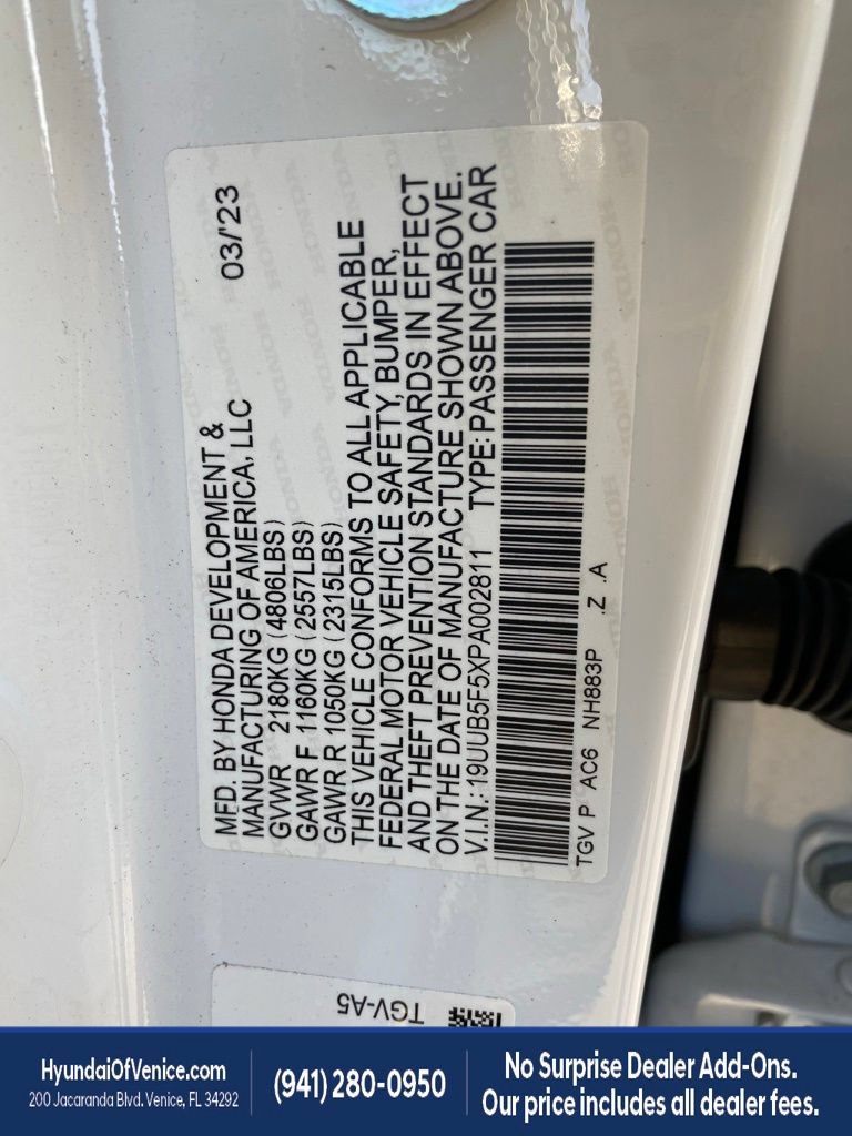 Used 2023 Acura TLX w/ A-SPEC Pkg FWD image 21