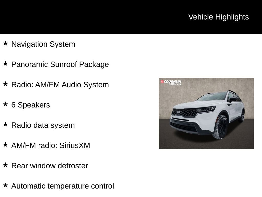 Used 2023 Kia Sorento S w/ Panoramic Sunroof Package image 2