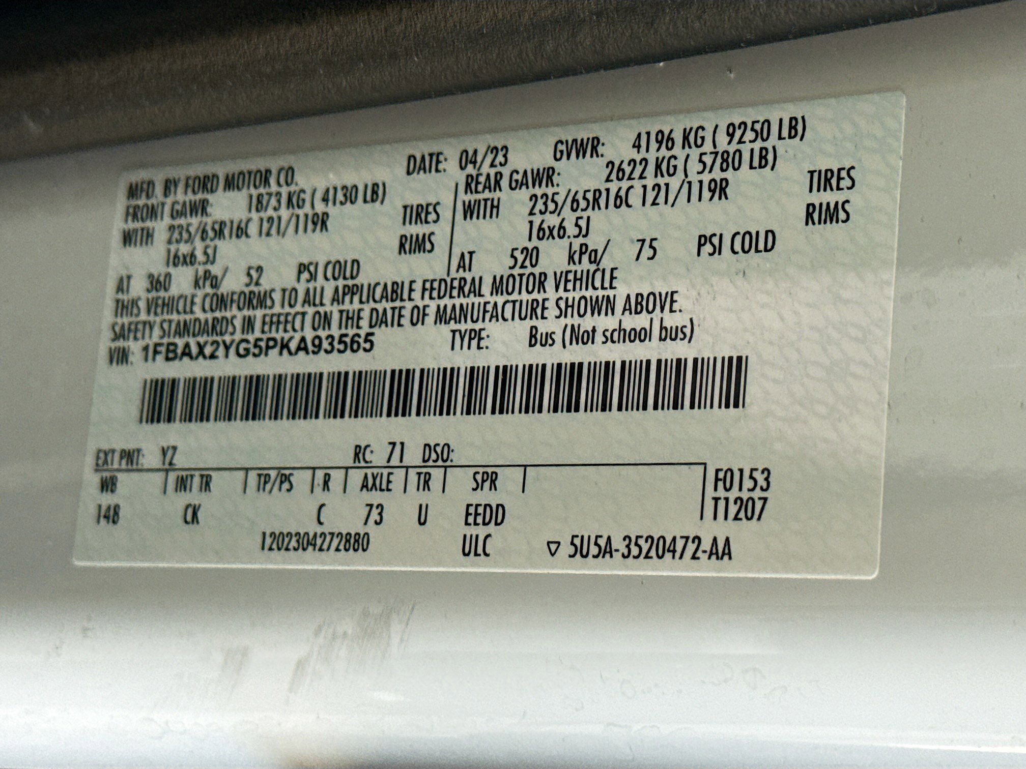 Used 2023 Ford Transit 350 XLT image 36